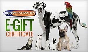 1800 Pet Supplies - GIFTCERT2